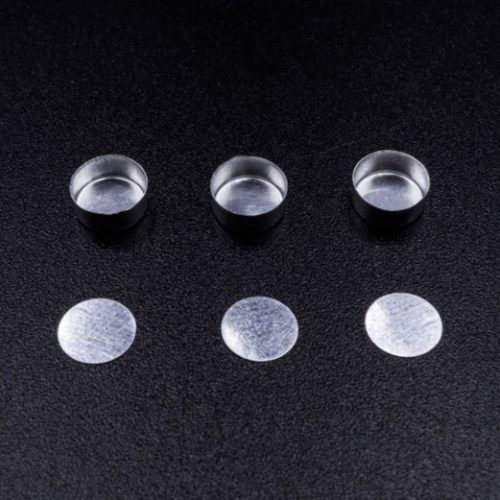φ6*2.5mm Aluminum Cell w/Lid Shimadzu Al Crucible with Cover Without Edge