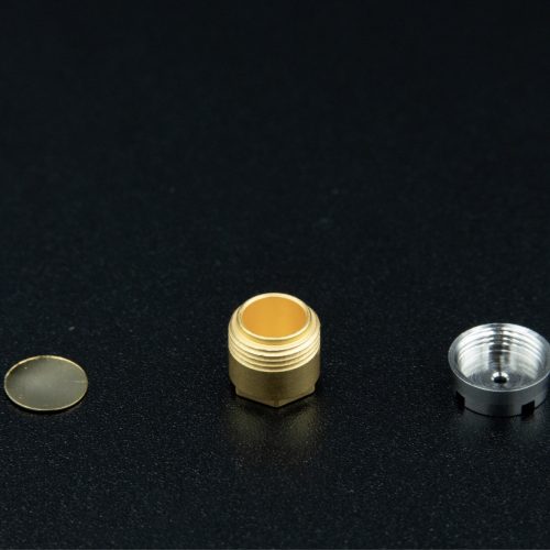 100μl Reusable High Pressure Crucible with lid/seal gold plated quivalent to Netzsch 6.239.2-92.8.00