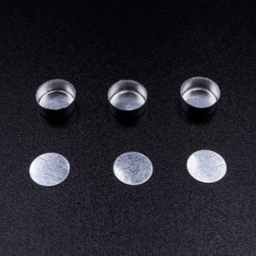 φ6*2.5mm Aluminum Cell w/Lid Shimadzu Al Crucible with Cover Without Edge