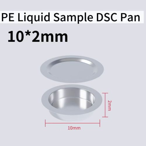 Large capacity liquid aluminum crucible D10*2mm for PerKinElmer (Thermal Analyzer Sample Pan)